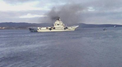 Călătoria pe distanță lungă a unui grup de nave portavion al Marinei Ruse