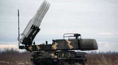 Sistem pertahanan udara bergerak Ukraina dari pertahanan udara militer, terlibat melawan penerbangan Rusia