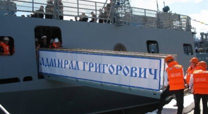 "Admiral Grigorovich" performed military shooting in the Black Sea