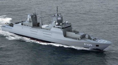 在德国，奠定了第三个护卫舰项目F125
