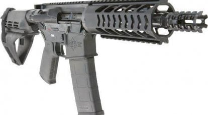 Pistol version of Diamondback Firearms DB15 carbine