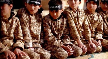 İslami teröristler çocukların ve gençlerin arkasına saklandı