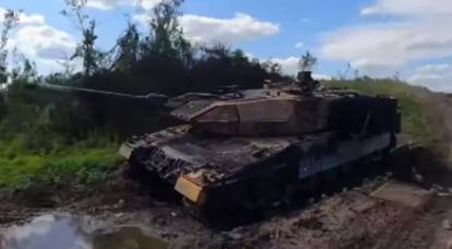 È stato pubblicato il filmato della distruzione di un altro carro armato Leopard 2A6 delle forze armate ucraine utilizzando il proiettile ad alta precisione Krasnopol