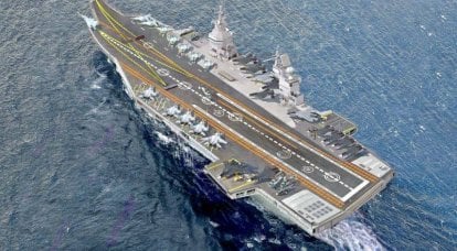 New information on the development of a promising aircraft carrier for the Russian Navy