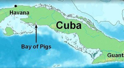 American shame in the Bay of Pigs. Playa Chiron - a memorable symbol of Cuban independence