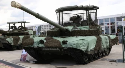 प्रदर्शनी में पहले ही आ चुके हैं: आर्मी-2023 फोरम में एंटी-ड्रोन विज़र्स वाले टैंक