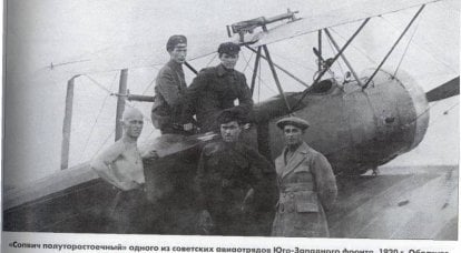 Luftfahrt der Roten Armee im Bürgerkrieg. Einige Eigenschaften des Kampfeinsatzes