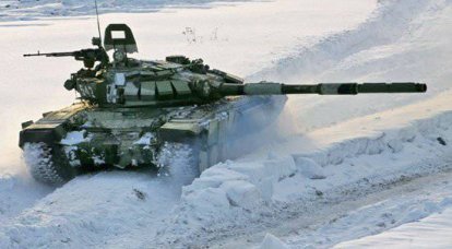 Parque de tanques T-72 atualizado na Chechênia
