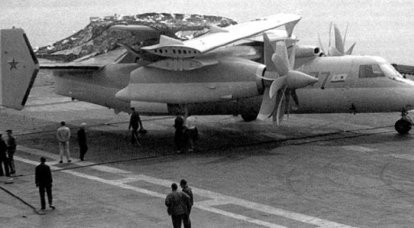Yak-44E - observación y guía de radar de aviones