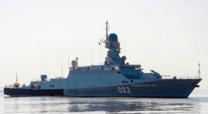 Корабли Каспийской флотилии проводят тренировки по отражению атак с воздуха