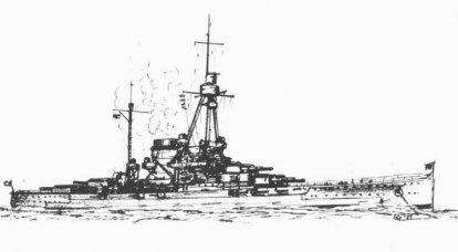 步枪战斗巡洋舰。 “胡德”和“Ersatz York”