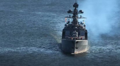在美国关于日本海船只的情况：俄罗斯BOD“海军上将贡品”不会追上驱逐舰USS Chafee