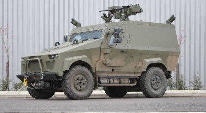 Armored car for special tasks Zephyr British company Creation