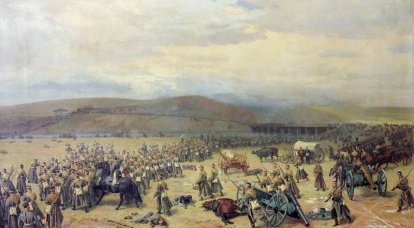 Die Niederlage der türkischen Armee Osman Pascha und der Fall von Pleven