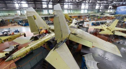 Irkutsk Aviation Plant. Produktion von Su-30 Jagd- und Kampftrainingsflugzeugen Yak-130