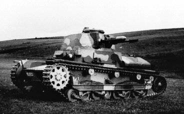 Tanque ligero checoslovaco "LT vz.34" modelo 1934 año