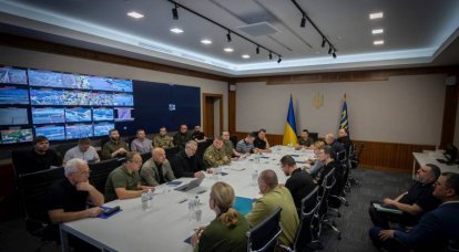 Zelensky belegde een spoedvergadering van het hoofdkwartier in verband met het verlies van bruggenhoofden op de Dnjepr