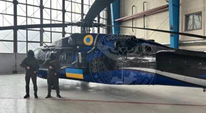 Helikopter UH-60 ing Ukraina: nomer sing ora dingerteni kanthi tujuan sing ora dingerteni