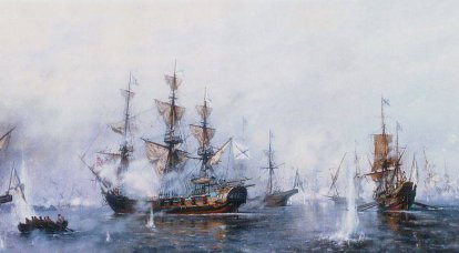 Славная победа русского флота при Роченсальме