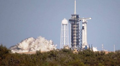 SpaceX-Brandtest der Trägerrakete Falcon 9