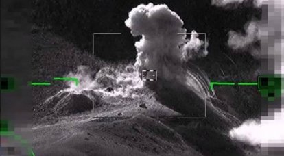 ВКС показали уничтожение обученных США сирийских боевиков, укрывшихся в пещерах
