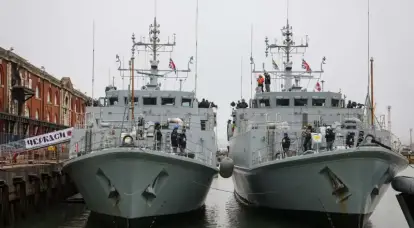 A Nagy-Britanniából Ukrajnába szállított aknavető pár a portsmouthi haditengerészeti támaszponton lesz.