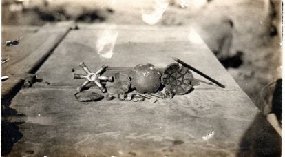 Δίσκος χειροβομβίδα. Ασυνήθιστη χειροβομβίδα του Πρώτου Παγκοσμίου Πολέμου