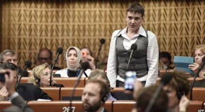Savchenko sagte bei PACE, dass sie kürzlich mit Vertretern der DVR gesprochen habe