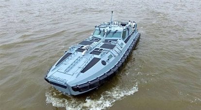 Water armored vehicle: an “instant assault boat” of the 02800 project