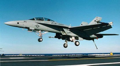 Американский F/A-18 упал в море юго-восточнее Окинавы