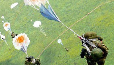 Parachute descent