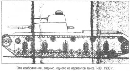 Необычные танки Росcии и СССР. Тяжелый\позиционный танк Т-30