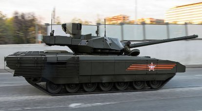 МО РФ демонстрирует кадры эксплуатации танка Т-14 "Армата"