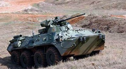 Российские военные впервые использовали БТР-82А на учении в Таджикистане