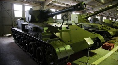 Installation d'artillerie automotrice SU-152Г