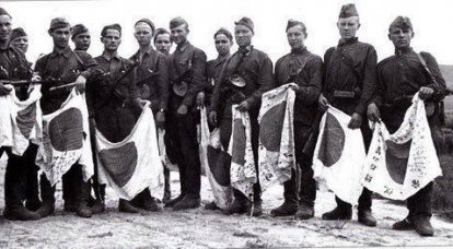러시아의 공산당이 군국주의 일본에 대한 승리의 날을 만드는 운동 (1945)