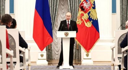 Во время награждения Путин дал оценку действиям Вооружённых сил РФ в ходе спецоперации