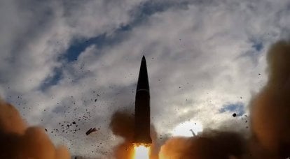 Das Verteidigungsministerium zeigte ein Video des Kampfstarts der Iskander-M OTRK-Rakete