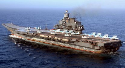 TKR "Kuznetsov". Comparação com os porta-aviões da OTAN. H. 2