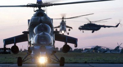 Caçadores noturnos e jacarés: helicópteros de combate russos