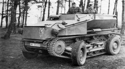 Veicoli blindati della seconda guerra mondiale. Parte di 6. Carro armato austriaco Saurer RR-7 (Sd.Kfz.254)