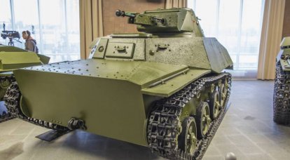 Historias sobre armas. Pequeño tanque anfibio T-40