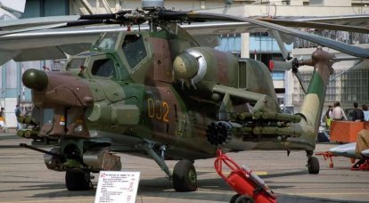 Prueba de armadura Mi-28 con un hombre dentro de la cabina (video)