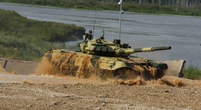 В войска поступили танки Т-72Б3 с дополнительной защитой