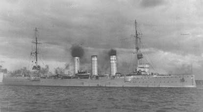 Первое крупное морское сражение Первой мировой войны