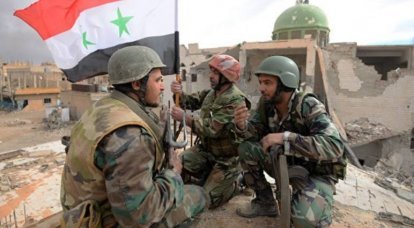 シリア軍はパルミラの中心部からXNUMXキロのところにある