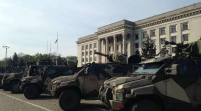 Kampfeinheiten sind in Odessa von der ATO-Zone angekommen - "Chirurgen des Krieges" von "Shaitanbat"