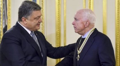 Маккейн получил орден Свободы из рук самого Порошенко