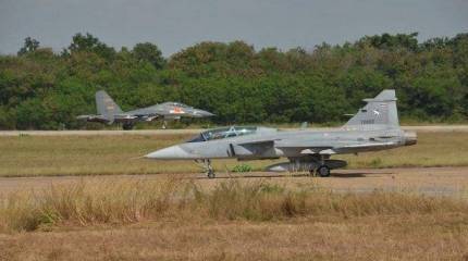 The Diplomat (Япония): Су-27СК против SAAB JAS-39C Gripen. Разбор открытых данных