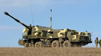 Береговой мобильный артиллерийский комплекс А-222 «Берег». Инфографика